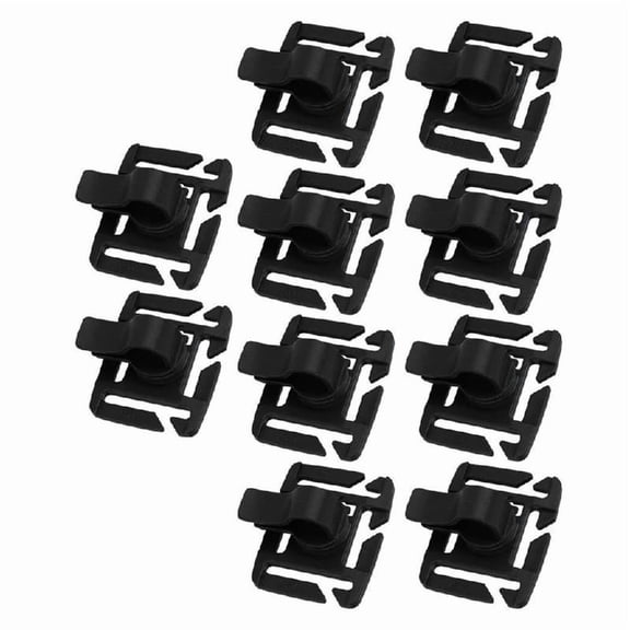 10pcs Magnetic Water Bladder Hose Holder Outdoor Sports Water Bag Tube Clip for Hiking and Cycling