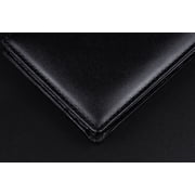 Miroddi Minimalist Wallets for Men, Slim Leather Bifold Wallet Credit Card Holder with Cash Pocket, ID Window, RFID Blocking, Gifts for Men, Black Blue