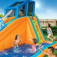 thumbnail image 6 of Banzai Surf Rider Kids Inflatable Outdoor Lagoon Water Slide Splash Park, 6 of 11