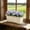 White, variant on Yardvibe 3PC Window Box Planter, 12x5.1x5.7 Inch Scalloped Edge Plastic Flower Pots for Summer Flowers Vegetables Herbs, Indoor Outdoor Garden Balcony Porch Home Decor (Brown)