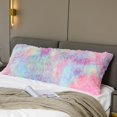 thumbnail image 3 of UHUSE Soft Long Plush Pillow Cover Fleece Pillowcase Fluffy Sleep Pillow Case, 3 of 6