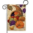 thumbnail image 2 of Breeze Decor 63041 Harvest & Autumn Cornucopia 2-Sided Impression Garden Flag - 13 x 18.5 in., 2 of 2