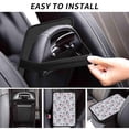 thumbnail image 6 of Bingfone Car Four-Season Universal Armrest Box Mat,Car Armrest Seat Cover Soft Leather Waterproof Armrest Cover Center Console Mat-I Love USA, 6 of 7