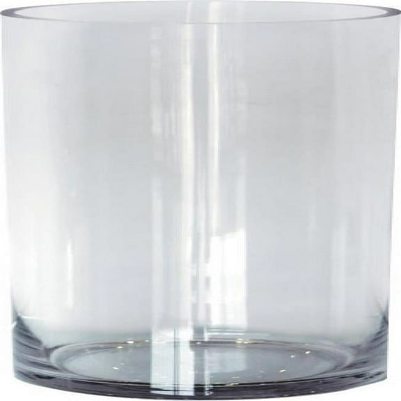 AI-GL841-40-Q02 15.7 in. Clear Cylinder Glass Vase - Set of 2