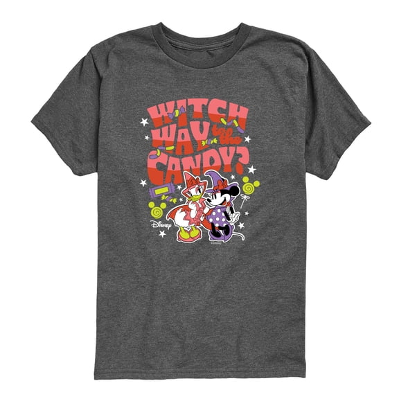 Disney - Witch Way To The Candy Minnie & Daisy - Toddler Boys Short Sleeve Graphic T-Shirt
