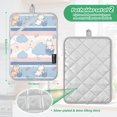 thumbnail image 3 of 2 Pack Pot Holders for Kitchen Heat Resistant Hot Pads Sets for Cooking Baking Cute Cat Pattern, 3 of 7