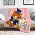 thumbnail image 6 of Cute Rilakkuma Blanket for Kids Flannel Throw Blanket Rilakkuma Merch for Boys Grils, 6 of 7