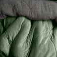 thumbnail image 6 of Ultra-Soft Full/Queen Size Sherpa Blanket, Cozy and Warm Double-Sided Grey and Sage Green Plush Blanket, Jade, 79" x 88", Machine Washable, 6 of 8