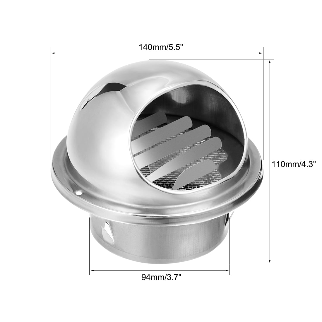 4 Inch Air Vent Round Stainless Steel Mesh Cover Exhaust Vent Walmart