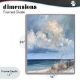 thumbnail image 4 of Stupell Industries Transitional A Storm Is Coming on Beach Gray Framed Giclee Art, 16 x 20, by Petals Prints Design, 4 of 8