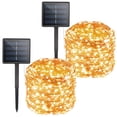 thumbnail image 1 of Guirnalda de luces solares Brightown, 132 pies, 400 LED, 8 modos, resistentes al agua, 1 of 9