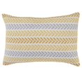 thumbnail image 1 of LR Resources PILLO07252YLWGOPL Coussin à Chevrons pour la Journée Ensoleillée - Rectangle, 1 of 1