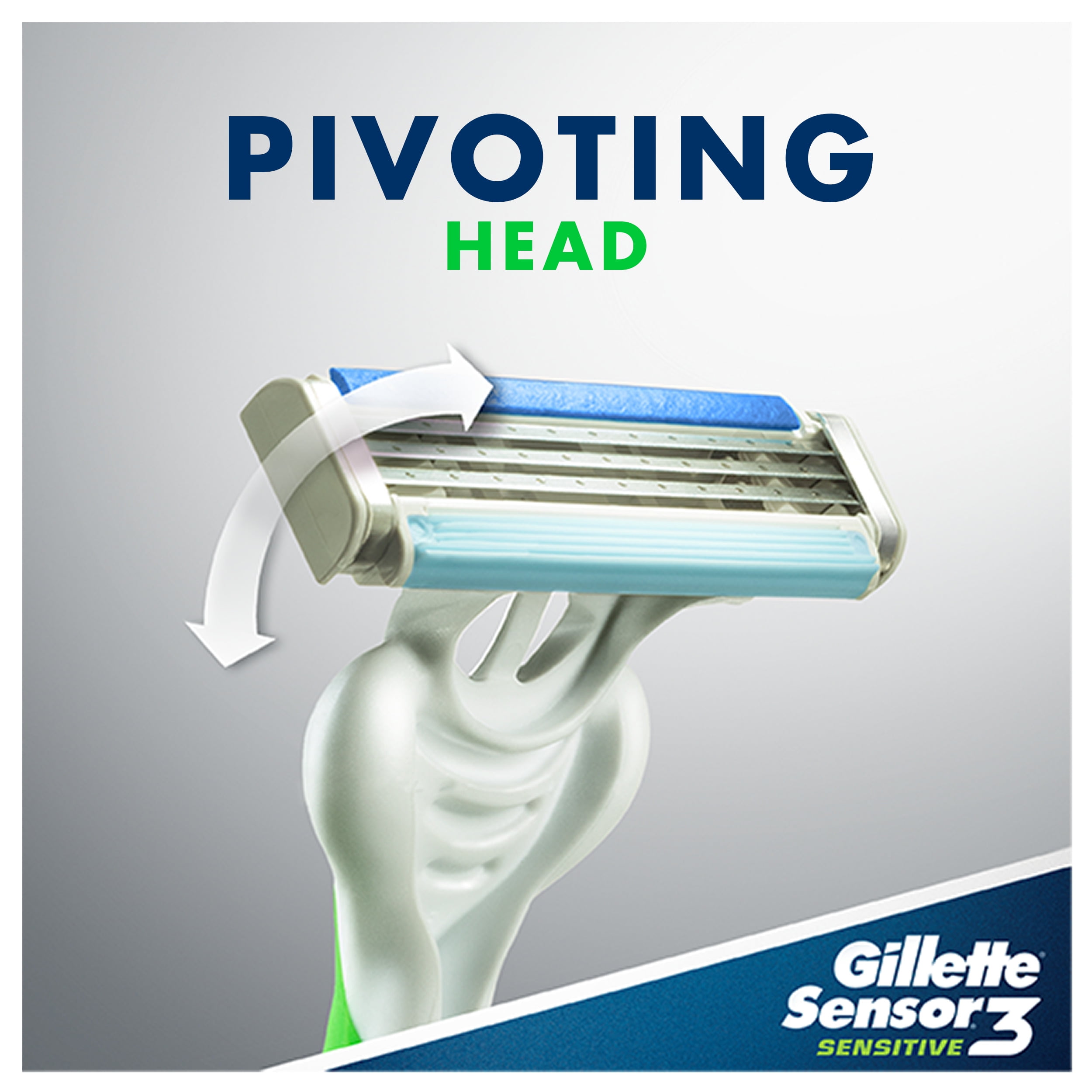 Gillette Sensor3 Sensitive Men's Disposable Razors, Pack of 4 + 2 Free Bonus Razors