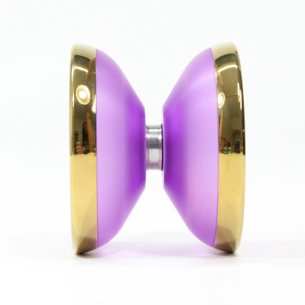 R2FG Jade Yo-Yo - Polycarbonate with Stainless Steel Rings - Organic YoYo (Purple)