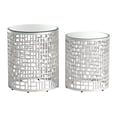 thumbnail image 1 of Mesa Lateral Kessa Muebles Reden Plateado Set de 2 Piezas 44 x 51 x 44 cm, 1 of 5