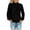 Black, variant on Plus Size Sweater Tops On Seasonal Women's Soild Long Sleeve Thick Knit Pullover Turtleneck Sweater Coat Beige 4(S)