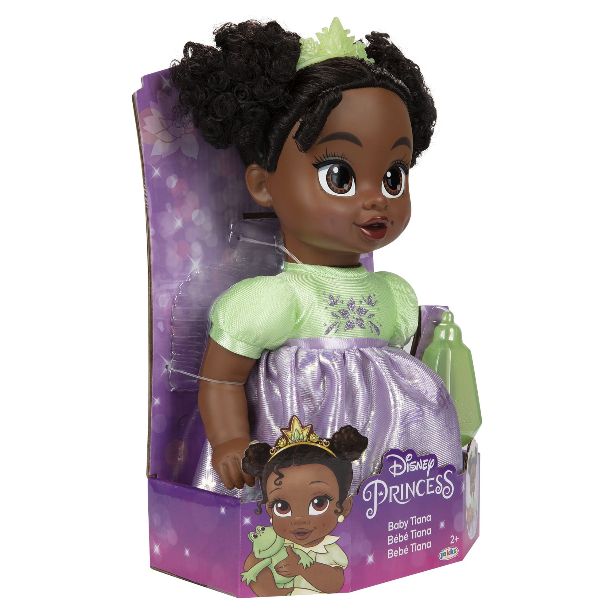 Disney Princess Deluxe 8 inch Moana Baby Doll Includes Tiara and Bottle for  Children Ages 2+ 