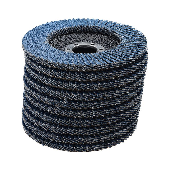 10Pcs 4,5 pulgadas 115mm Discos de lijado de Premium Zirconia Flap Disc Grinding Wheel 40-120 Grit Angle Grinder discos