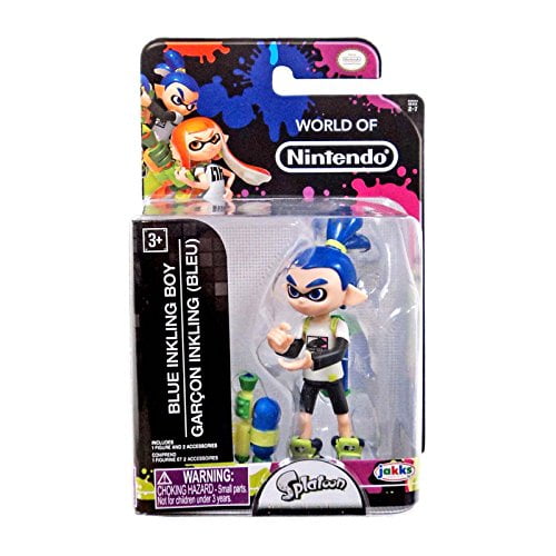 Blue Inky Rider Splatoon Splatoon World of Nintendo Series 13 Blue Inkling Boy Figura de acción ...