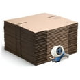 thumbnail image 7 of 6"x6"x4" Brown/ Corrugated Cardboard Shipping Boxes 100-Pack | Mailing, Packing, Moving & Storage for Business/Home – Durable - Eco-Friendly, Recyclable - Made in the USA, 7 of 7