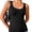 Black, variant on Women's Summer Letter Print Sling Tank Top, Breathable Round Neck with Chest Pad for Casual Daily Wear