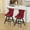 Wine Red, variant on Swivel Bar Stools Set of 2, 26" Upholstered Counter Height Barstools with Nailhead Trim, Button Tufted and Wooden Legs, Velvet Bar Chairs Island Stools for Kitchen Counter, Wine Red