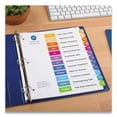 thumbnail image 6 of customizable table of contents ready index multicolor dividers, 12-tab, jan. to dec., 11 x 8.5, white, 6 sets, 6 of 7