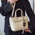 thumbnail image 4 of Trendy casual carrying, fashionable and simple bag feeling, 2025 Spring Korean version single shoulder crossbody bag, new small square hand, 4 of 10