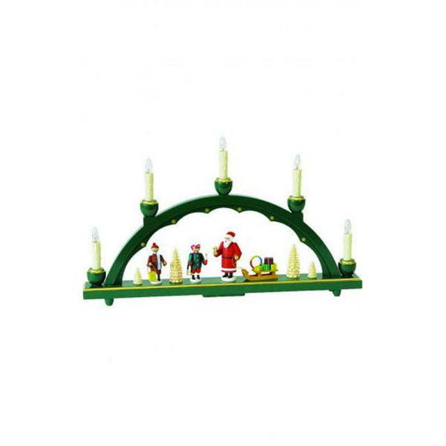 Alexander Taron 1246 Richard Glaesser Arch - Santa with Sled & Children