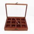 thumbnail image 5 of SAI DECORATIVE Beautiful Wooden Masala Box & Spice Jar (12 Square Containers), 5 of 5