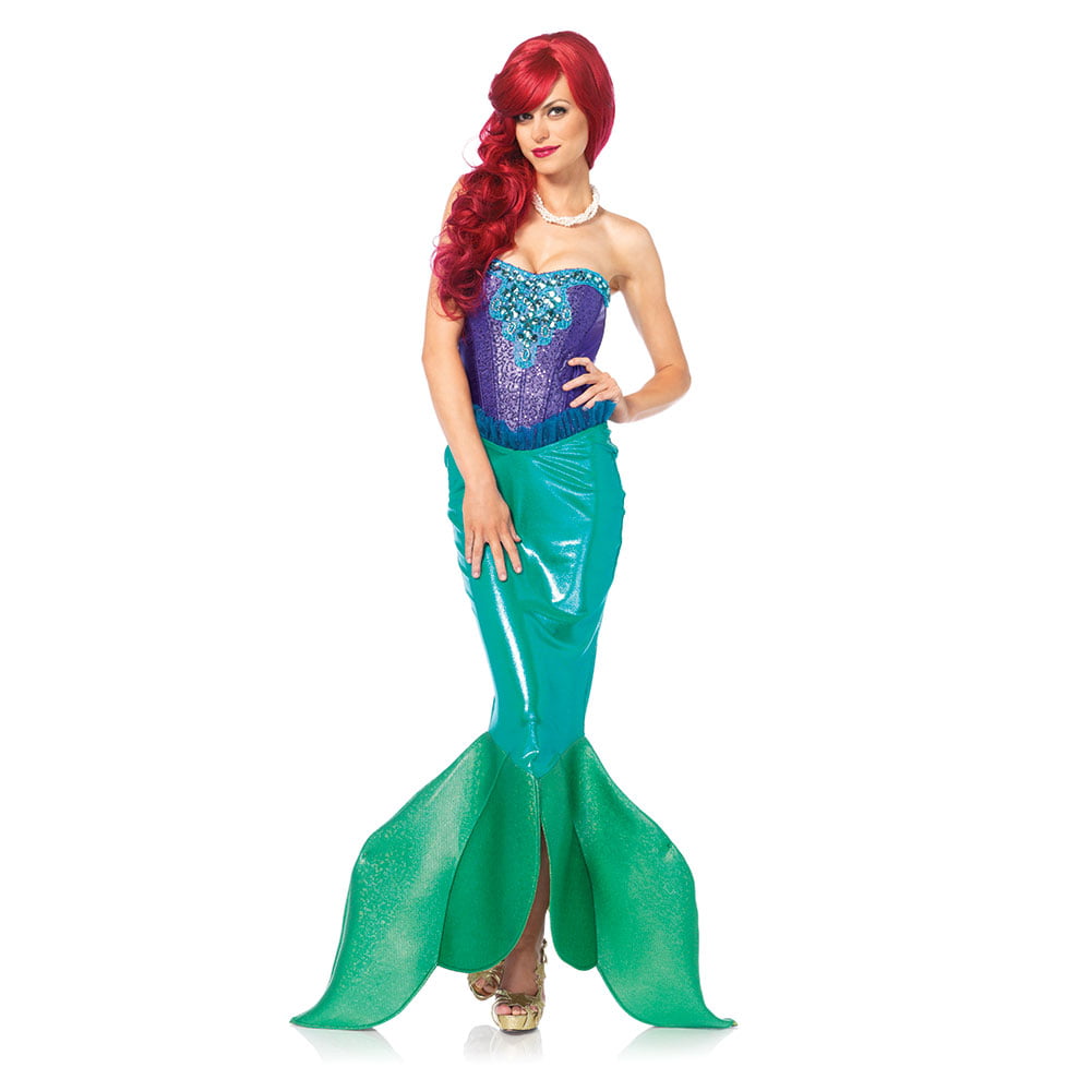 Women's Mermaid Deep Sea Siren Costume - Walmart.com.