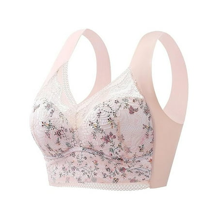 Baodmurt Bras for Women Lounge & Sleep Adaptive Lingerie  Underwear  Beige 26C