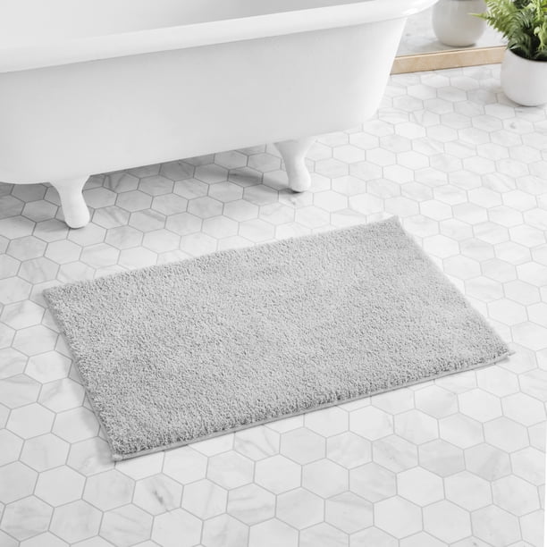 Welhome Microfiber Plush Bath Rug, 100 Microfiber DRYLON™, 2130 GSM, 1