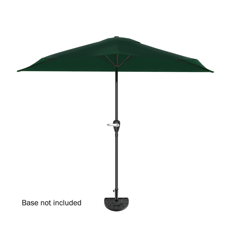 Pure Garden 9ft Half Umbrella for Balcony and Patio photo 5