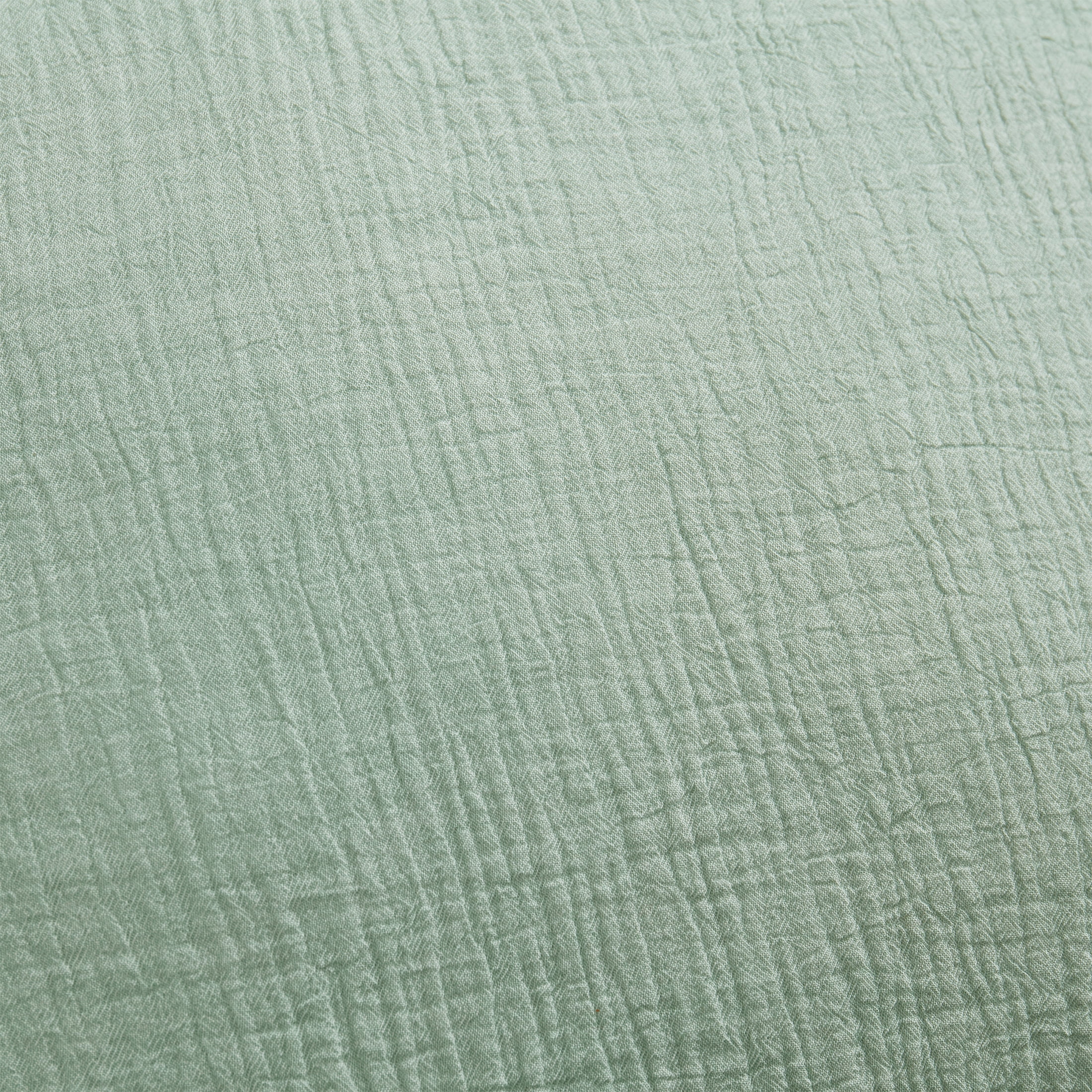 (2 pack) Better Homes & Gardens 22" x 22" Seafoam Green Oversized Cotton Gauze Fringe Decorative Pillow
