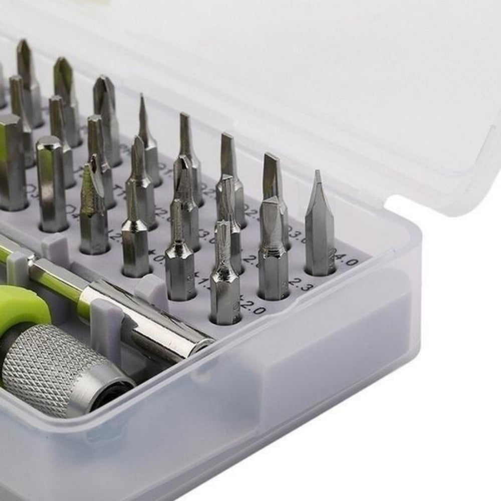 LigoWave 32-in-1 Screwdriver Set ,Multipurpose Disassemble Electronic Repair Tools, Portable Phone Repair,Green