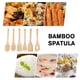 thumbnail image 3 of Espátula de cocina antiadherente de gran oferta, sin pintar, de madera para el hogar con mango largo, de bambú., 3 of 6