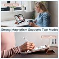 thumbnail image 6 of Compatible with iPad (A16) 11th Generation Case 11 Inch 2025, for iPad 10th Generation Case 10.9 Inch 2022 with Pencil Holder, Slim Trifold Stand Protective Cover with Soft TPU Back, Rose Pink, 6 of 15