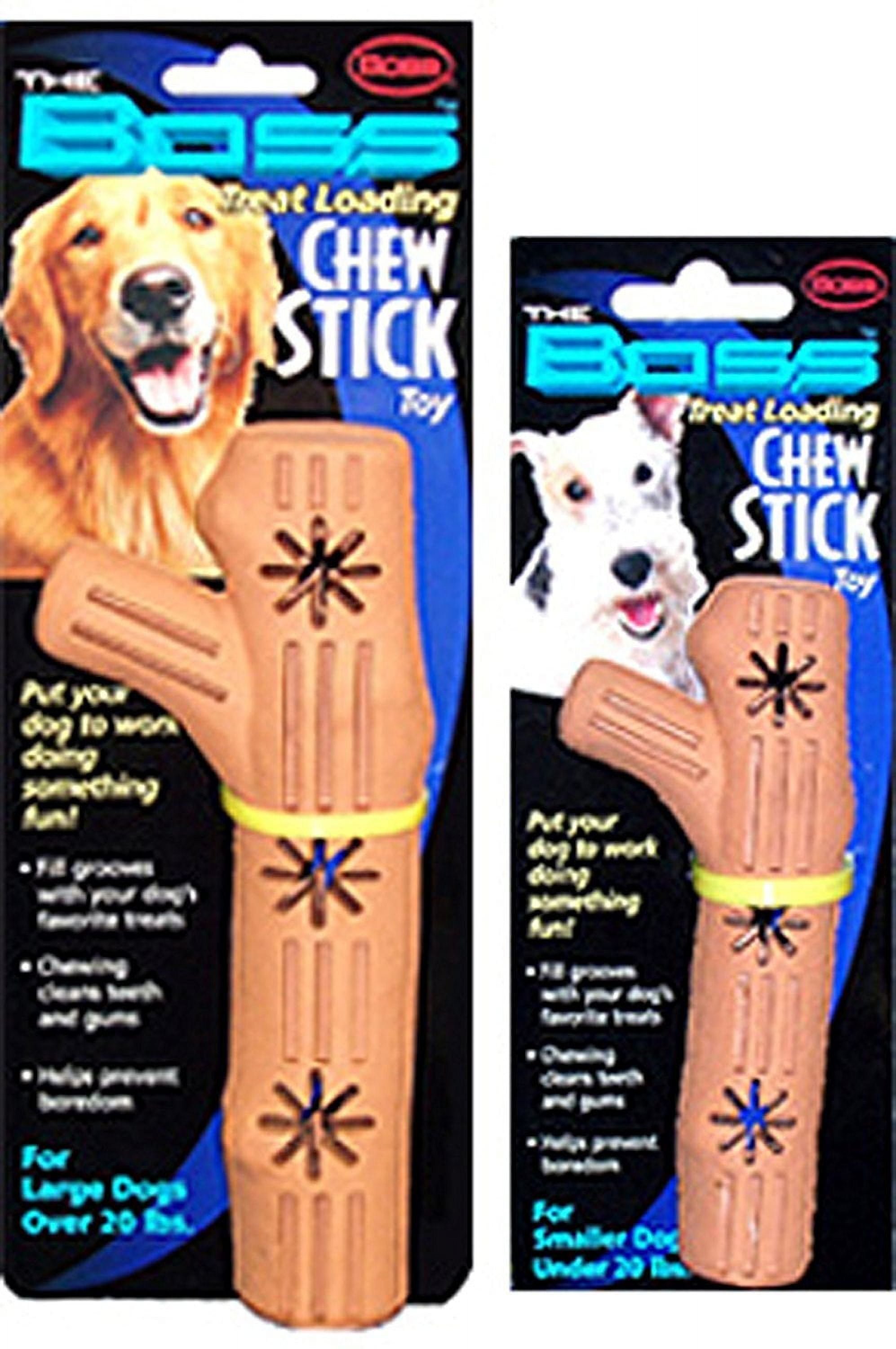 Boss Pet Brown Rubber Chew Stick Dog Toy Large 1