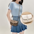 thumbnail image 4 of Hukapapa Bolso Bandolera Bandolera para Mujer,Bolsas para Teléfono Móvil Tarjetero Monedero y BolsosBlanco Crema, 4 of 5