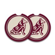 Magnolia Lane Texas A&M (TX AM) Aggies Mascot Car Coaster, Set of 2, 2.5-inches Diameter