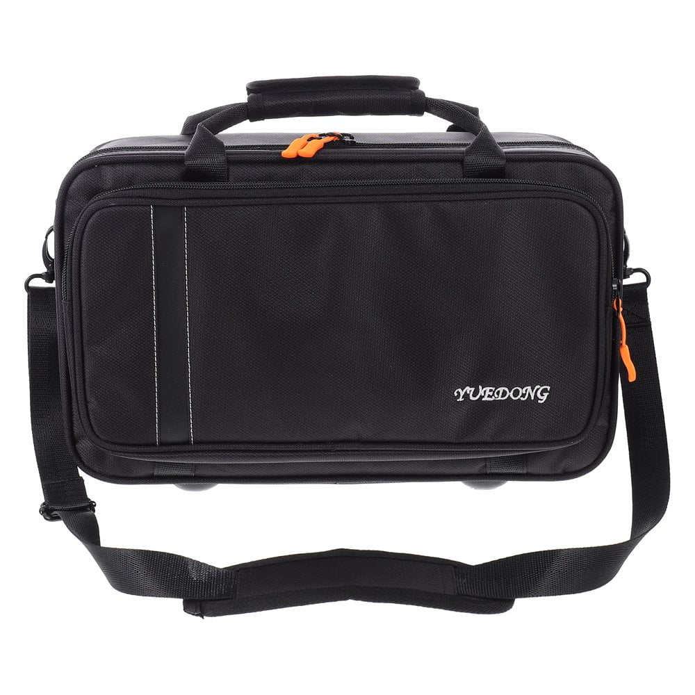 1pc Boîte de Rangement de Clarinette Portable Sac de Transport de Clarinette (Noir)