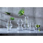 LSA International Metropole Kaliningrad Vase, H33cm, Clear, Glass