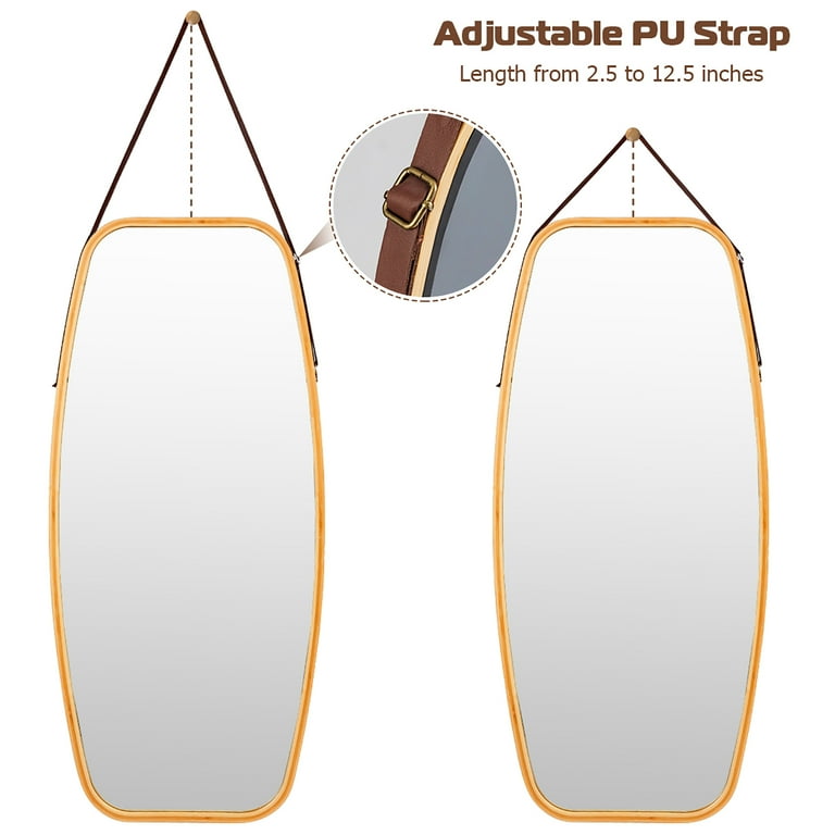 Costway 39'' Wide, Large, Long Modern Rectangle Wall Hanging