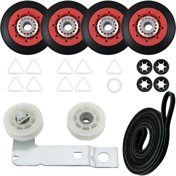 4392067 Dryer Repair Kit and W10837240 Dryer Idler Pulley Fit for Whirlpool Maytag Admiral Kenmore Dryer - Bravos Dryer parts and Duet Dryer Parts