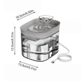 thumbnail image 3 of Quiet Automatic Cat Water Fountain Pet Drinking Dispenser Large Capacity Circulating Waterer for Cats Dogs Indoor, 3 of 6