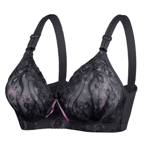 TAIAOJING Wireless Bra Seamless Bra for Women Fashion Casual Breathable Tube Top Embroider Bra Underwear Without Steel Ring Gathering And Adjusting Bro Brassiere