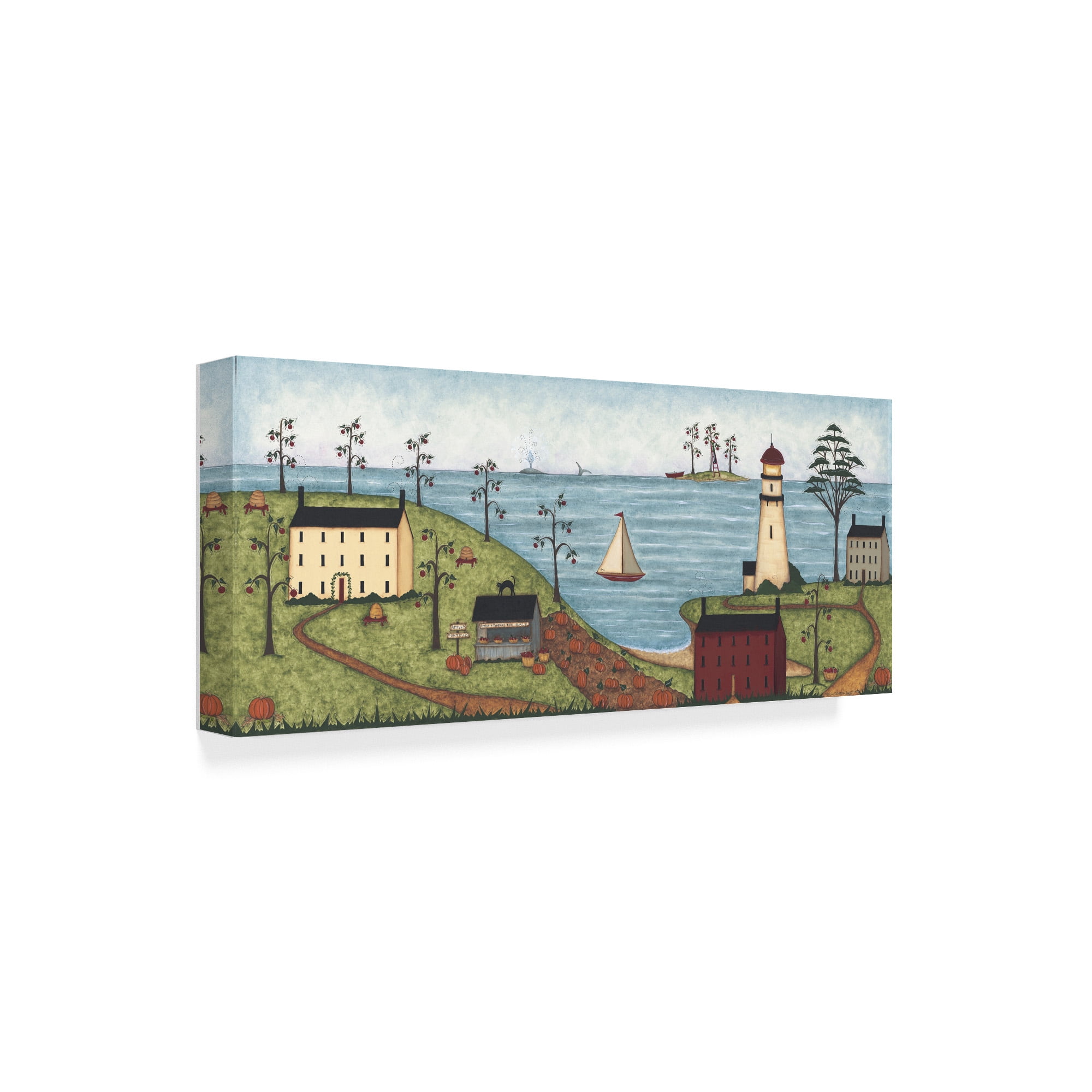 Trademark Fine Art 'Little Lighthouse' Canvas Art by Robin Betterley