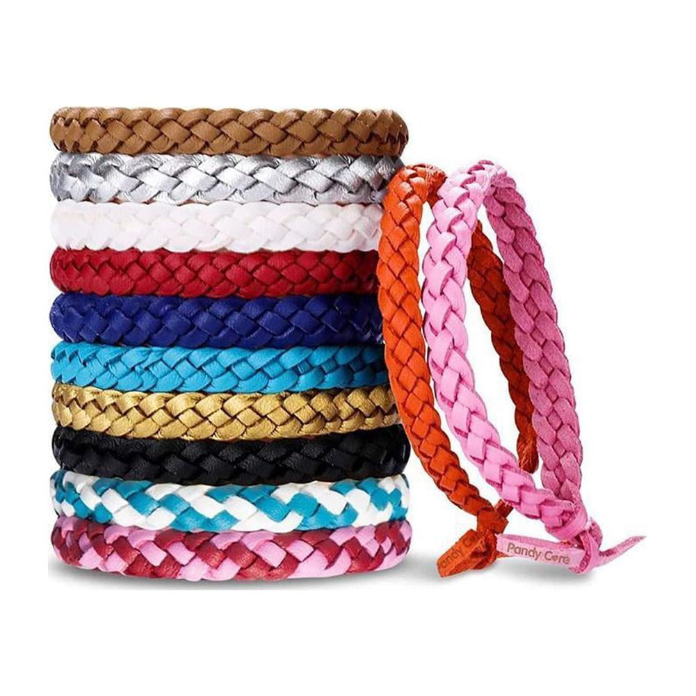 12Pcs Mosquito Repellent Bracelets, Reusable Essential Oil Mosquito