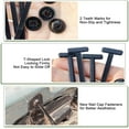 thumbnail image 3 of 2025 NEW Nylon Cable Tie Buckle, Nylon Universal Cable Tie Buckle Pin and Button Zip Ties Self-Locking Fixed Cables Wire Fastening Straps, Multifunctional Zipties for Car Daily Repair Clips(700pcs), 3 of 6